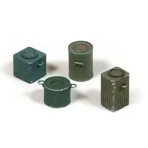1/35 deutsche Essenscontainer,4 Stück