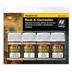 Pigment-Set Rost und Korrosion
