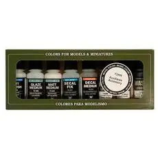Farb-Set, Hilfsmittel-Set, 8 x 17 ml *