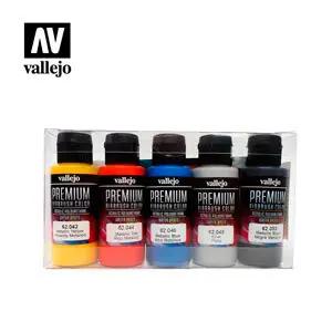 Farb-Set, Metallic, 5 x 60 ml