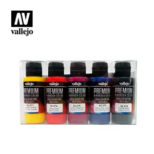 Farb-Set, Candy-Farben, 5 x 6