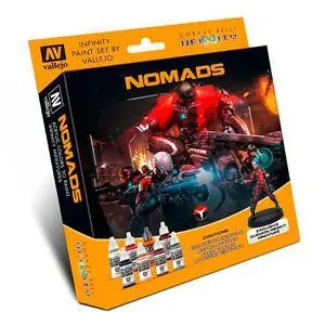 Infinity Nomads, Farbset mit einer Figur *