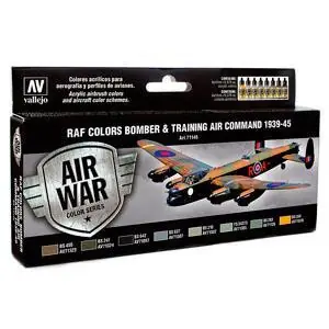 Farb-Set RAF Bomber & Training 1939 - 1945, 8 x 17 ml