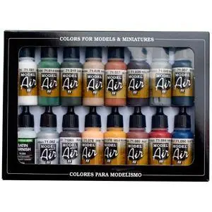 Farb-Set, Eisenbahnfarben, 16 x 17 ml
