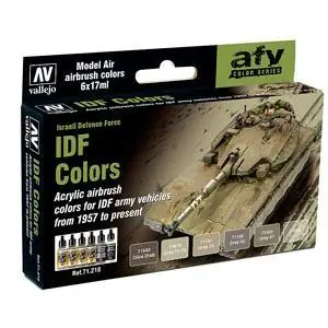 Farb-Set, IDF, 1957 bis heute, 6 x 17 ml
