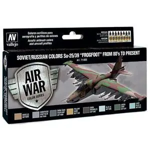 Farb-Set, Su-25/39 Frogfoot, 8 x 17 ml