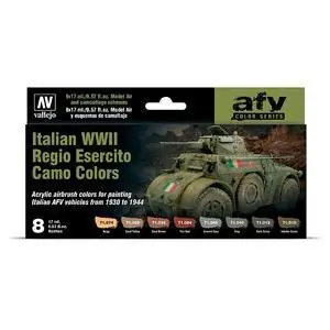 Farb-Set italienische Tarnfarben WWII