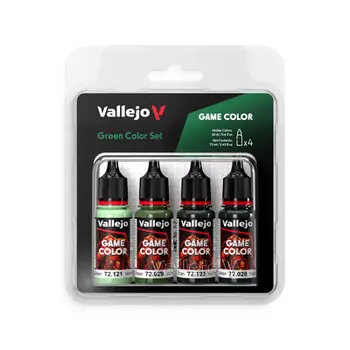 Farb-Set Grün, 4x 18 ml