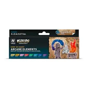 Farb-Set, WizKids Arcane Elements, 8 x 8 ml