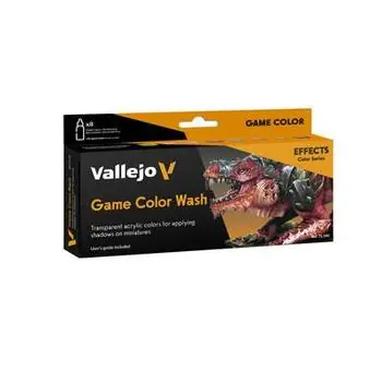 Farb-Set Effekte Game Color Wash, 8x18 ml