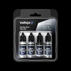 Farb-Set, TMM, Sterlingsilber, 4x18 ml