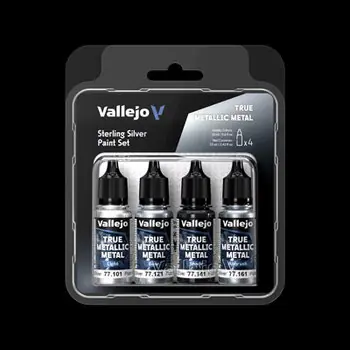 Farb-Set, TMM, Sterlingsilber, 4x18 ml