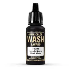Wash-Color, Schwarz, 17 ml