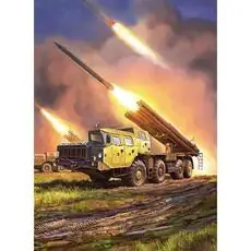1/72 SMERCH, Mehrfachraketenstarter