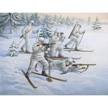 1/72 WWII sowjetische Skifahrer