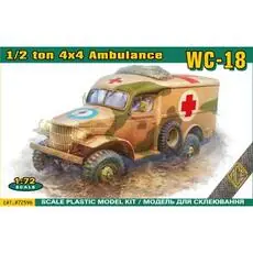 WC-18 1/2 ton 4x4 Ambulance truck in 1:72