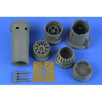 MiG-21MF Fishbed J exhaust nozzle - opened in 1:32