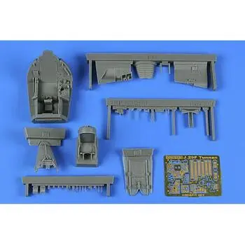 SAAB J 29 Tunnan cockpit set in 1:48