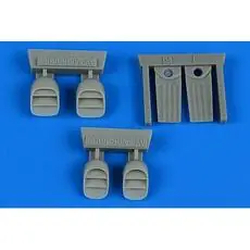 Harrier AV-8A/GR.1/GR.3 exhaust nozzles for AIRFIX in 1:72