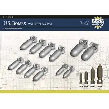 US-Bomben im Zweiten Weltkrieg im Maßstab 1:72