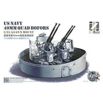 US Navy 40mm Vierlings-Bofors im Maßstab 1:35
