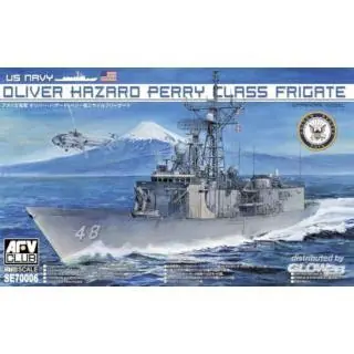 US Navy Oliver Hazard Perry class frigate in 1:700