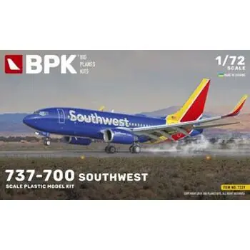 Boeing 737-700 Southwest in 1:72