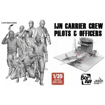 IJN Carrier Crew Pilots & Officers in 1:35