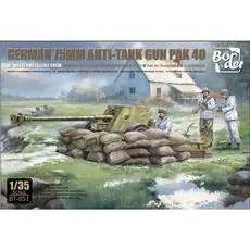 Deutsche 75-mm-Panzerabwehrkanone PaK 40 im Maßstab 1:35 Deutsche 75-mm-Panzerabwehrkanone PaK 40 im Maßstab 1:35