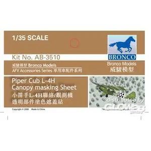 Piper L4H canopy masking Sheet