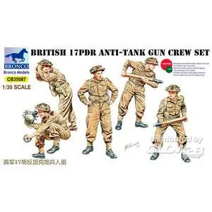 17pdr Anti-Tank Gun Crew Set