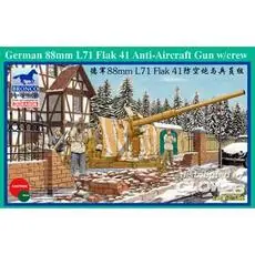 German 88mm L71 Flak 41 Anti-Aircraft Gun w/Crew