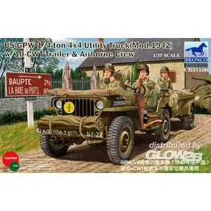 GPW 1/4 ton 4x4 Utility Track Mod.1942 w/10-CWT & Airborne Crew