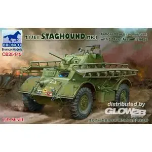 T17E1 STAGHOUND MK.I Armored Car (Late Produktion)w.12 Feet Assault Bridge