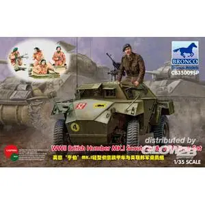 WWII British Humber MK.I Scout Car & AFV Crew Set