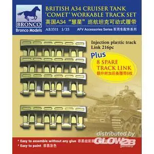 A34 Comet Workable Truck Link Set