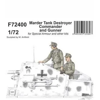 Marder Tank Destroyer Commander and Gunner 1/72 in 1/72