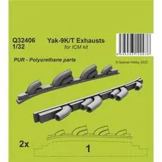 Yak-9T Exhausts in 1:32