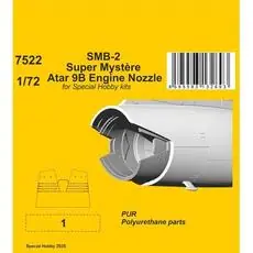 SMB-2 Super Mystère Atar 9B Engine Nozzle for Special Hobby kit in 1:72