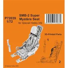 SMB-2 Super Mystère Seat for Special Hobby kits in 1:72