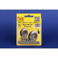 Bloch MB.210 Mainwheels and Tailwheel w/Leg in 1:72