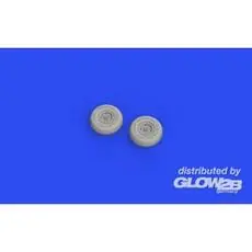 Chipmunk T.10 wheels, for AIRFIX in 1:48