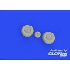 Pe-2 wheels for ZVEZDA in 1:48
