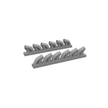 P-39 exhaust stacks rounded PRINT 1/48 in 1/48