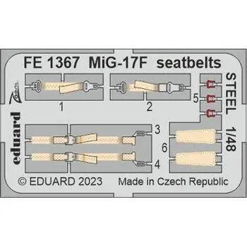 MiG-17F seatbelts STEEL 1/48 AMMO in 1:48