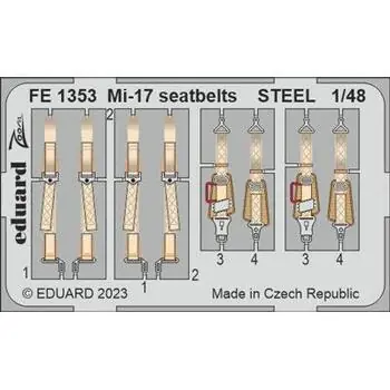 Mi-17 seatbelts STEEL 48 AMK in 1:48