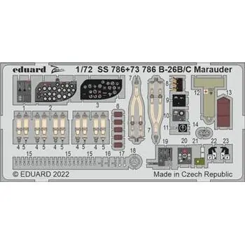 B-26B/C Marauder interior for HASEGAWA / HOBBY 2000 in 1:72