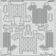 Akagi rear columns, for HASEGAWA in 1:350