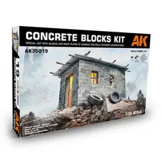 CONCRETE BLOCKS KIT 1/35 Scale in 1:35