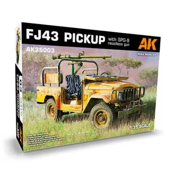 FJ43 Pickup with SPG-9. RECOILLESS GUN in 1:35